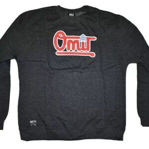Omit Mens Skater Brand Charcoal Heather Bases Loaded Sweatshirt New Large